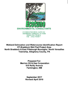 Wetland Delineation and Watercourse Identification Report